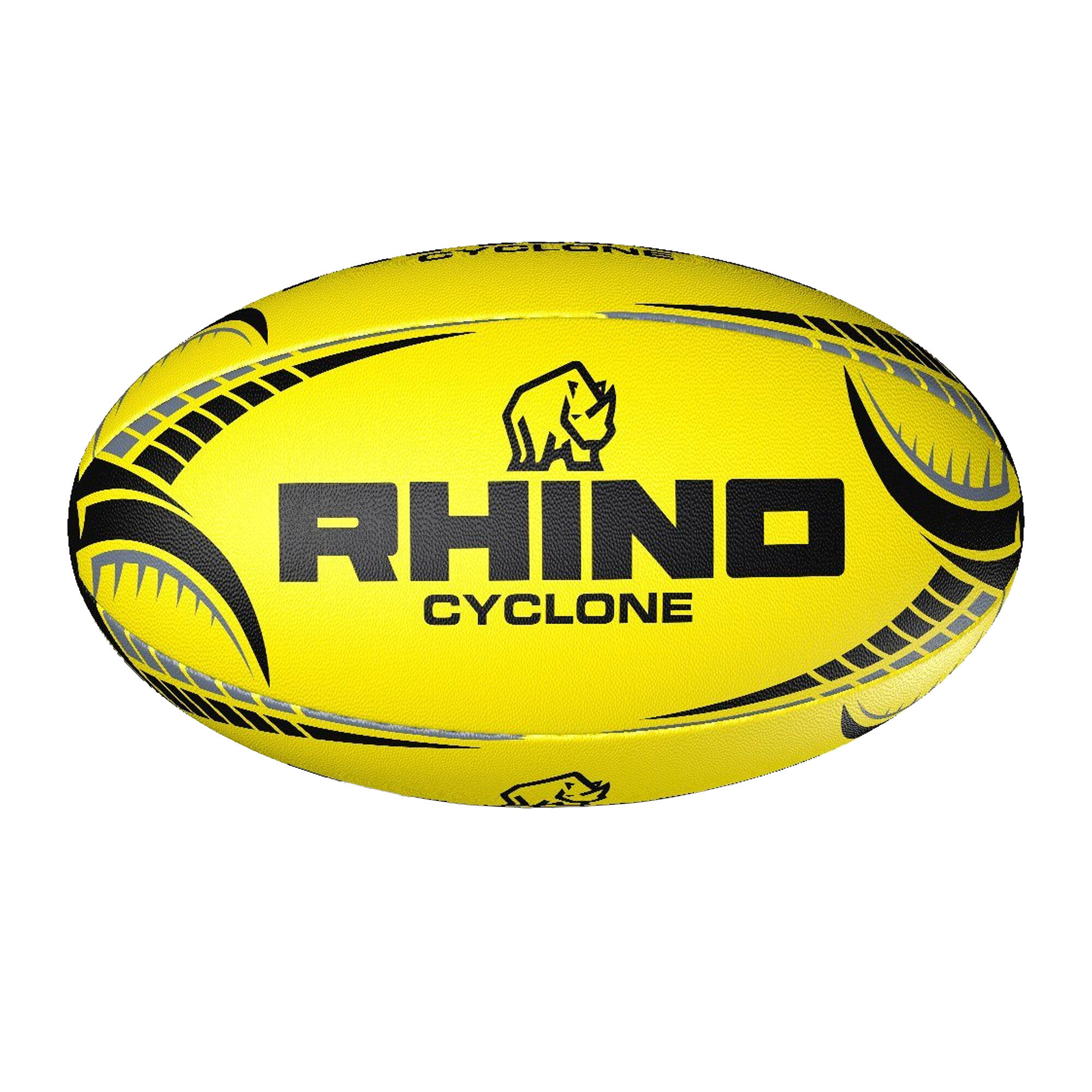 RHINO Cyclone Training Rugby Ball (Yellow)