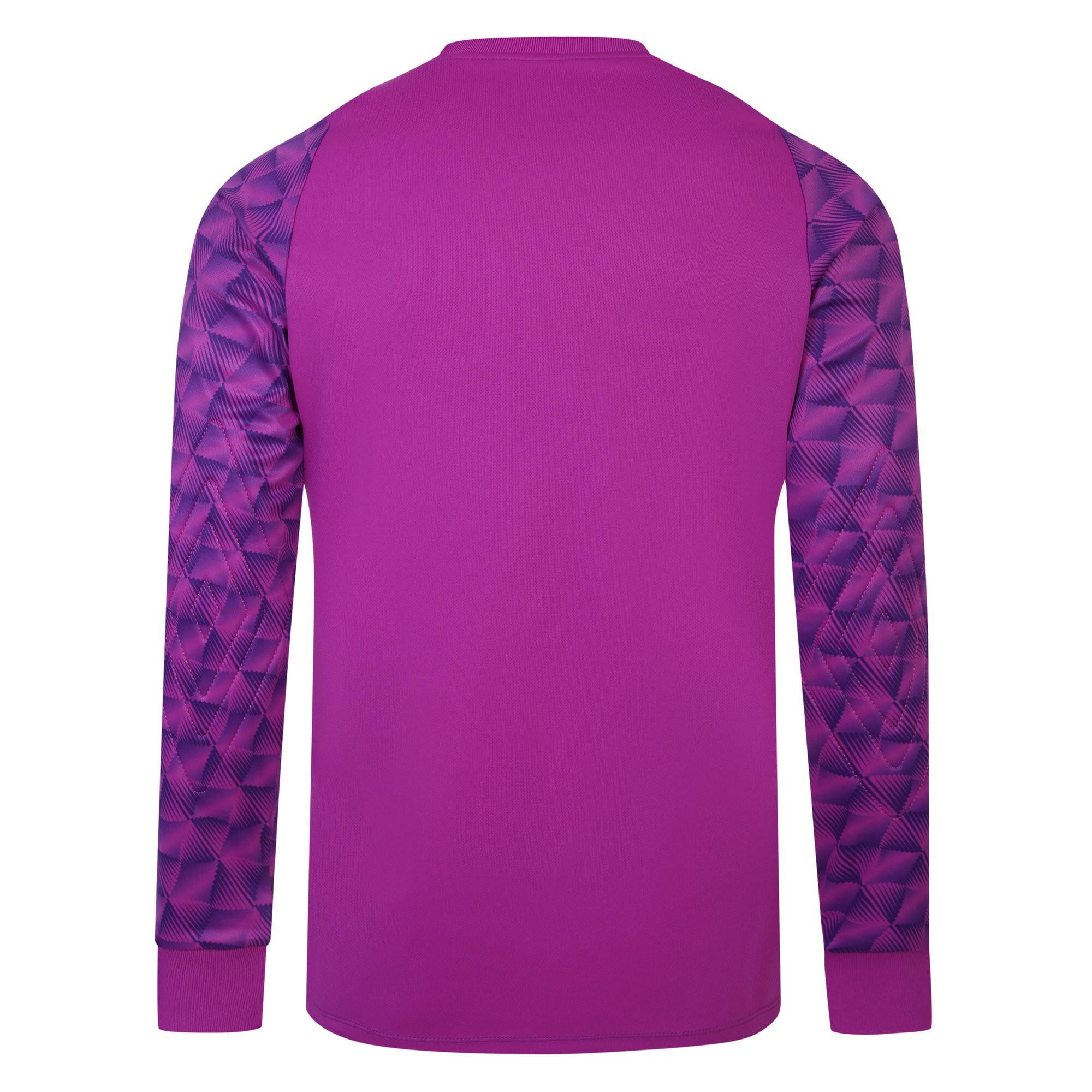 Childrens/Kids Flux LongSleeved Goalkeeper Jersey (Shocking Orange/Purple 2/3