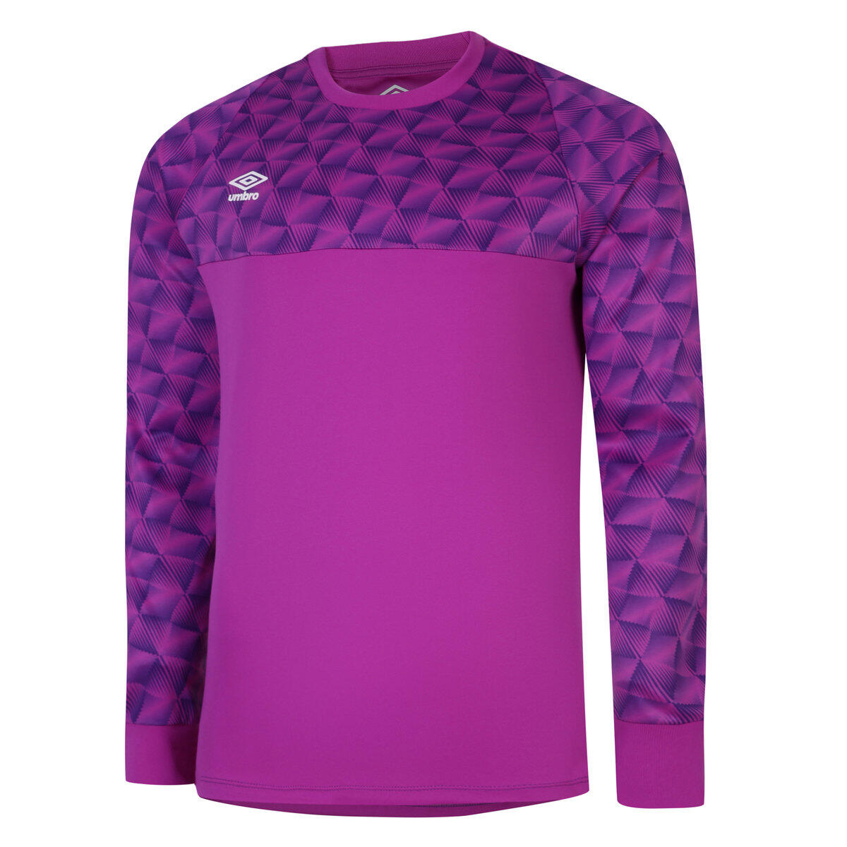 Childrens/Kids Flux LongSleeved Goalkeeper Jersey (Shocking Orange/Purple 1/3