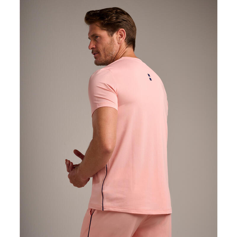 Performance Tennis/Padel T-shirt Heren Peach