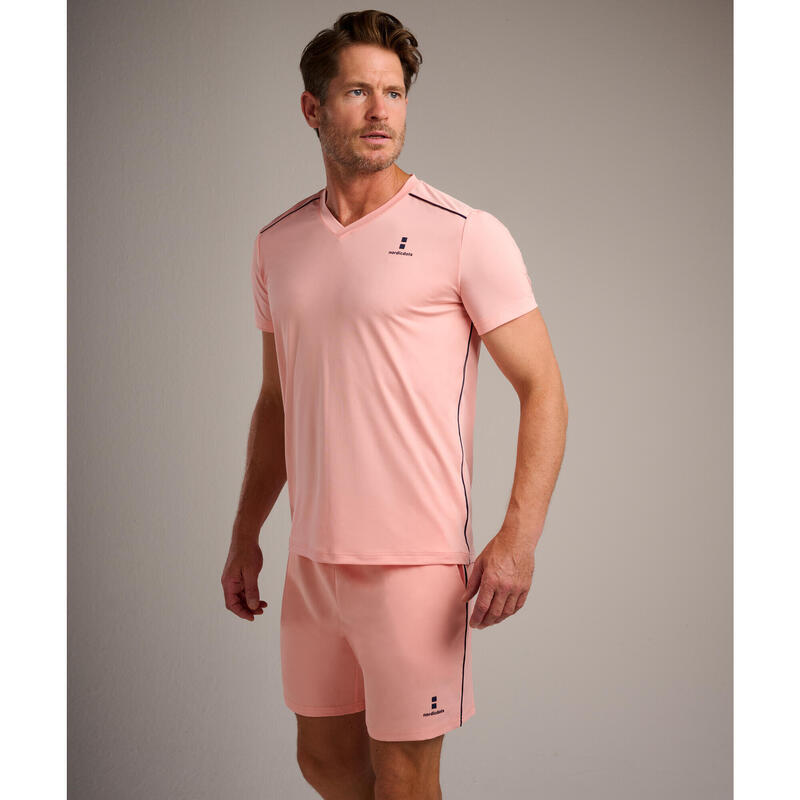 Performance Tennis/Padel T-shirt Heren Peach