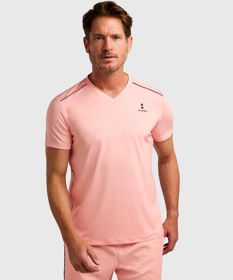 T-shirt de Tennis/Padel Performance Homme Peach