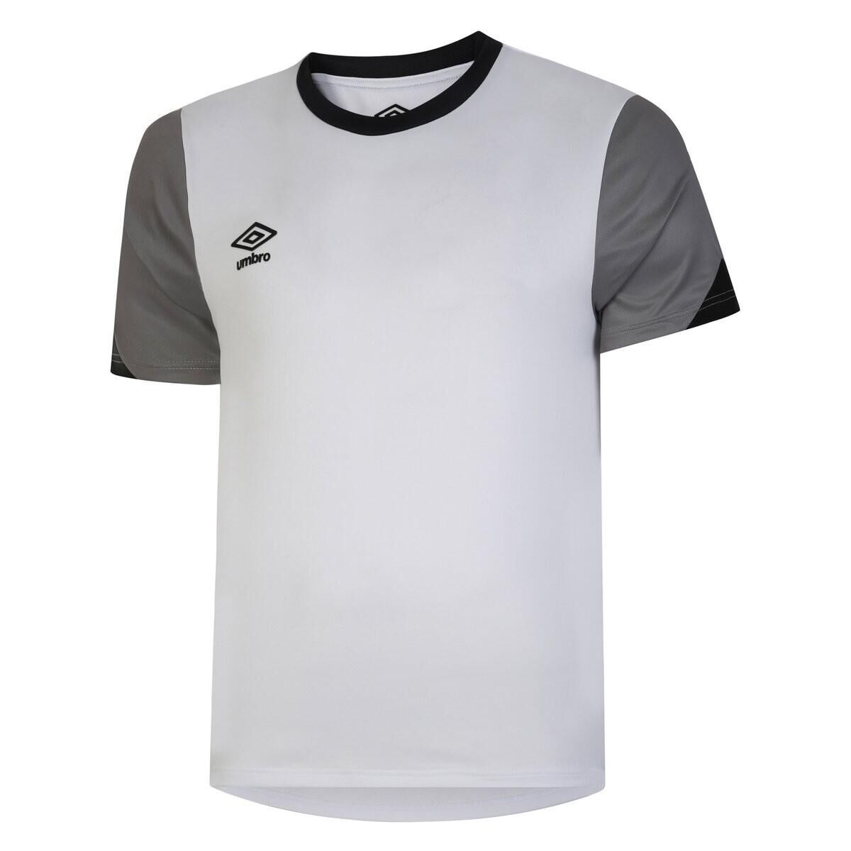 UMBRO Mens Total Training Jersey (Black/White/Carbon)