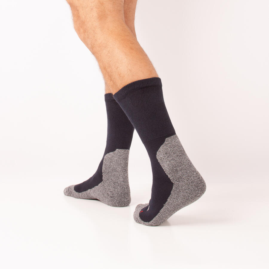 Meias de caminhada Antitranspirante Xtreme azul (Pack 2 Pares) 4/4