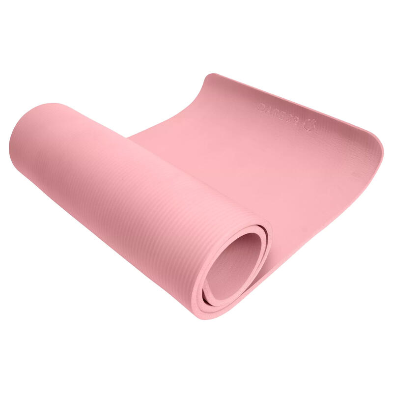 Yogamatte Damen und Herren Rosa-Grau