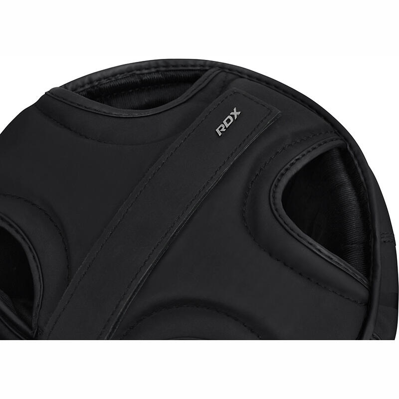 RDX T15 Leather X NOIR Head Guard 2/7