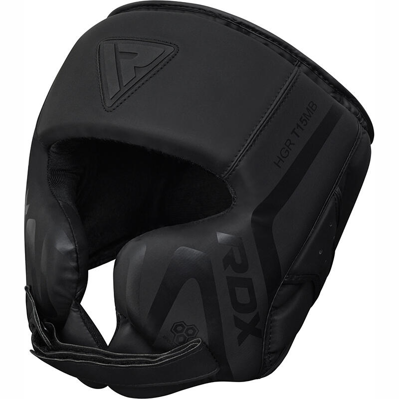 RDX T15 Leather X NOIR Head Guard 3/7