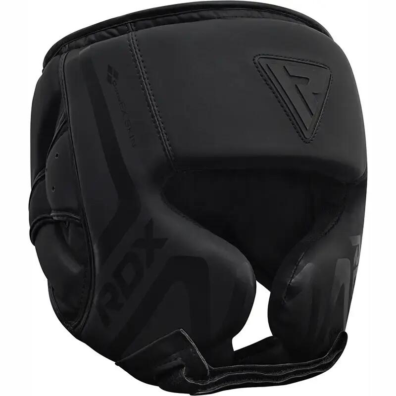 RDX T15 Leather X NOIR Head Guard