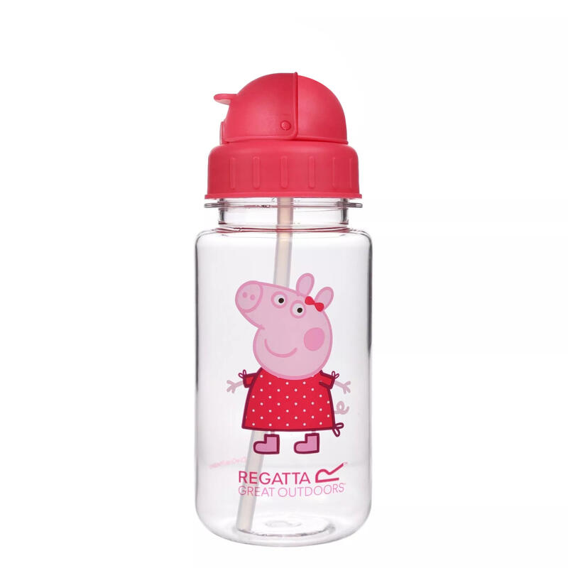 Kinder/Kinderen Logo Peppa Pig Tritan Waterfles (Heldere Blush)