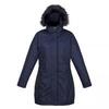 Dames Lyanna Parka met Bontrand (Marine)