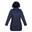 Dames Lyanna Parka met Bontrand (Marine)