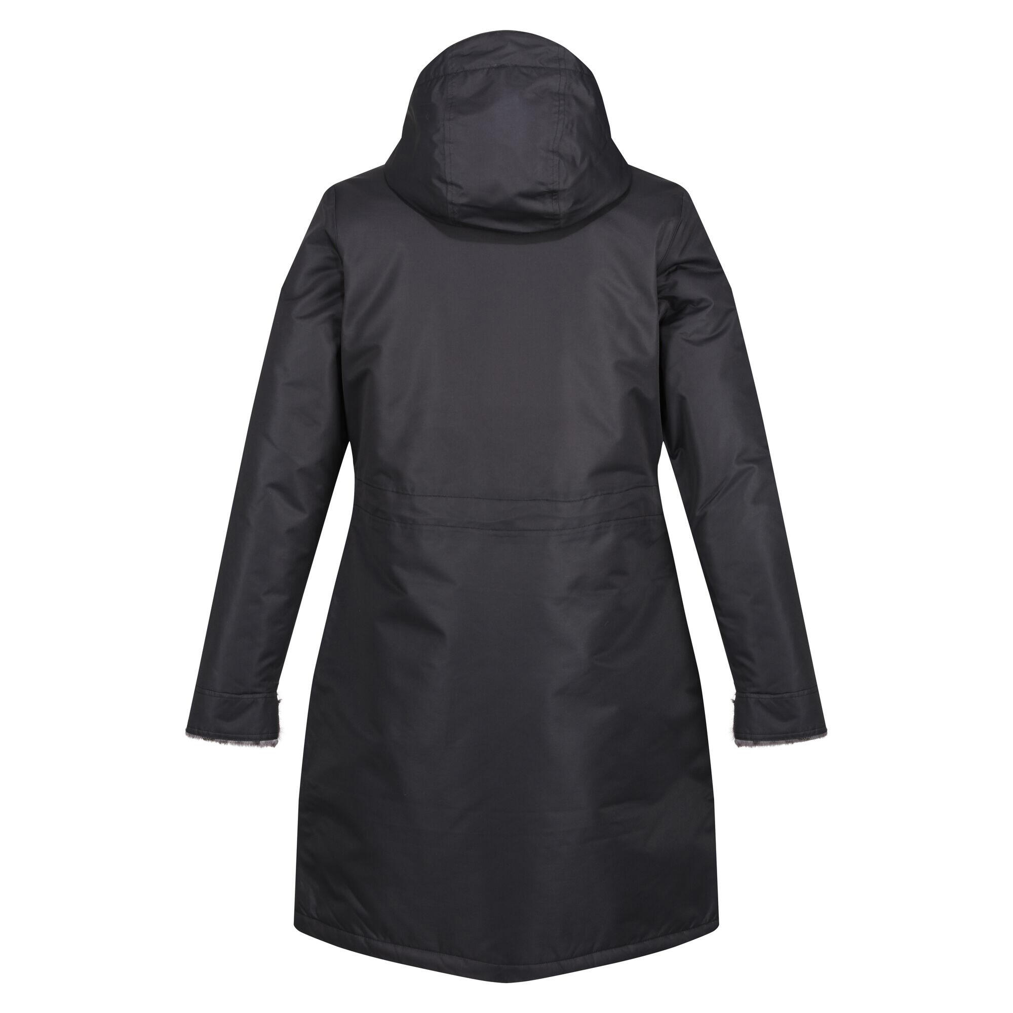 Womens/Ladies Romine Waterproof Parka (Black) 2/5