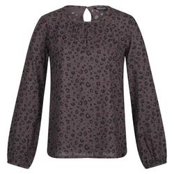 Blusa Hadria Estampado Animal para Mujer Negro