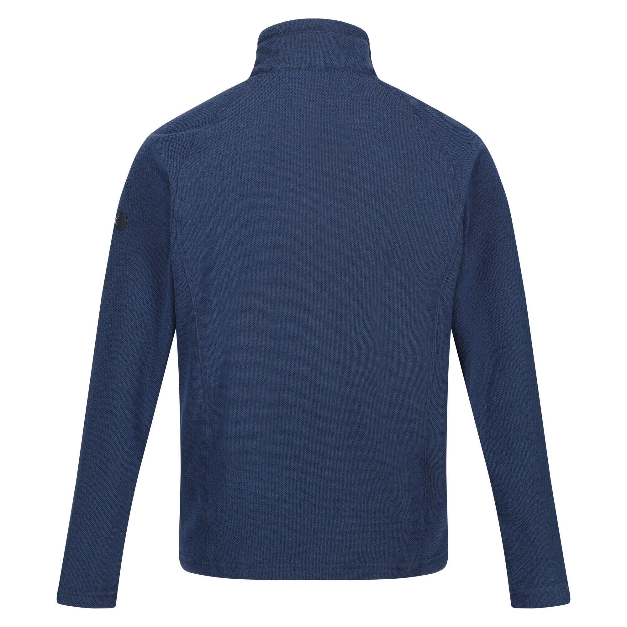 REGATTA Great Outdoors Mens Kenger Half Zip Honeycomb Fleece (Admiral Blue)