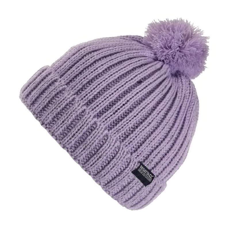 Gorro Beanie Luminosity III para Niños/Niñas Lila Heredada