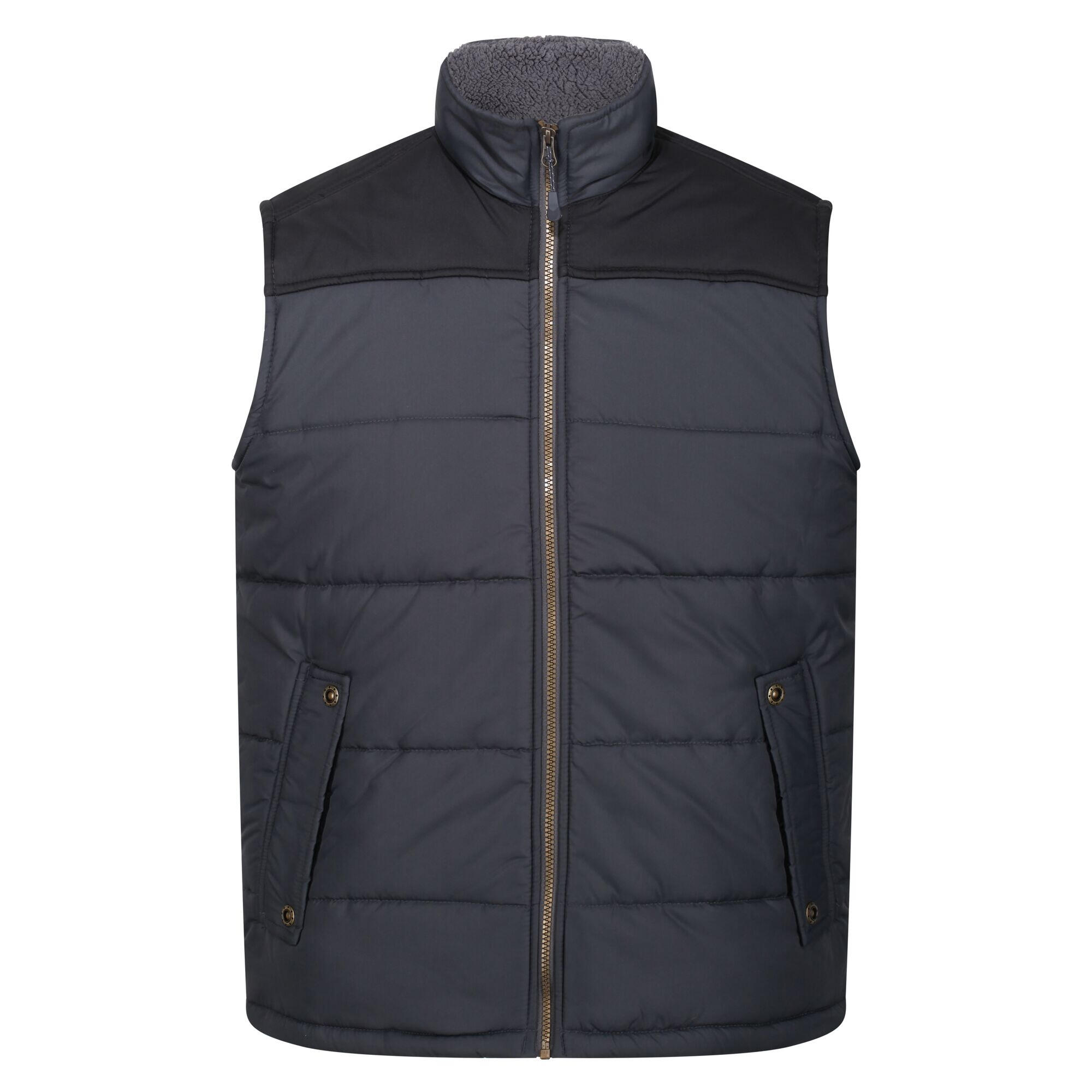 Mens Standout Altoona Insulated Bodywarmer Jacket (Seal Grey/Black) 1/4