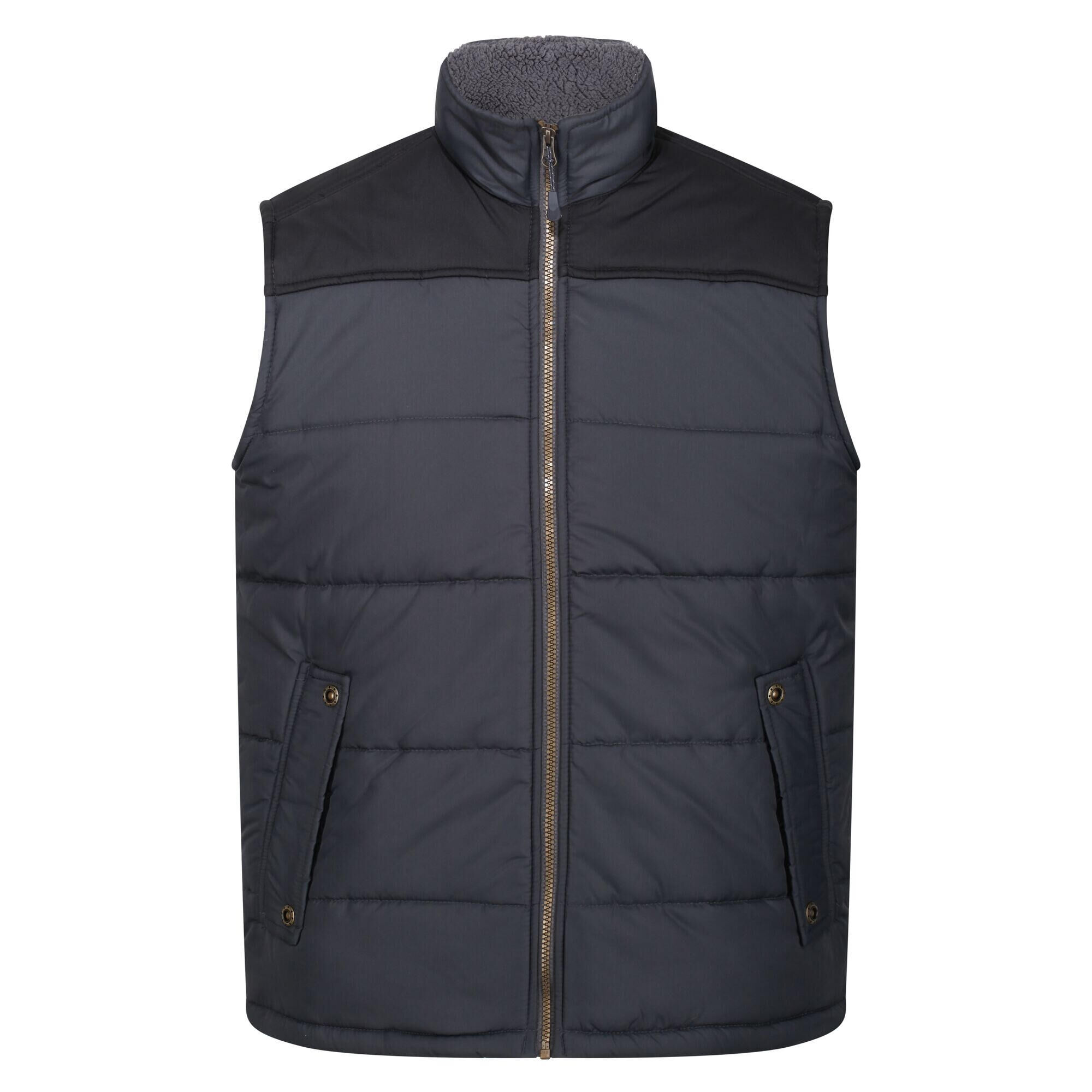 REGATTA Mens Standout Altoona Insulated Bodywarmer Jacket (Seal Grey/Black)