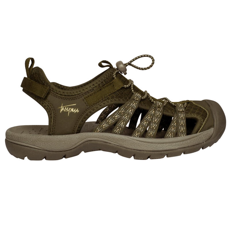 Dames Brontie Actieve Sandalen (Khaki)