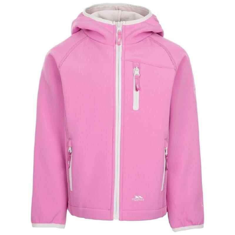 Chaqueta Softshell modelo Kian infantil Rosa Intenso