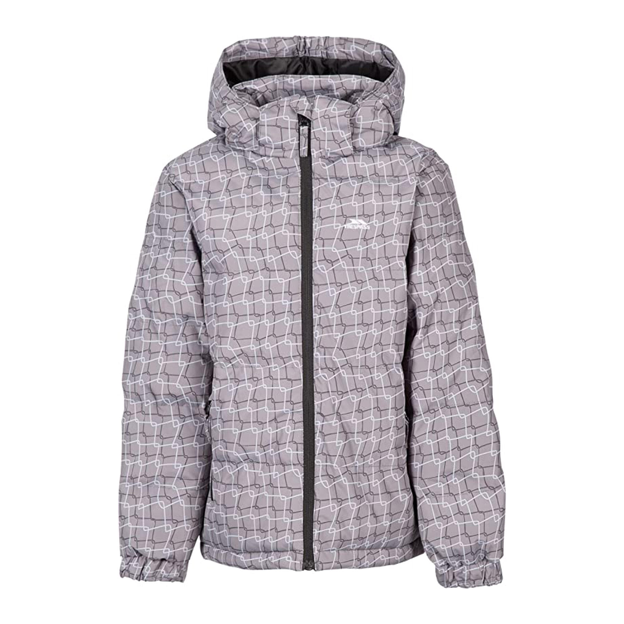 Girls' COMBINE quilted jacket (Grey)