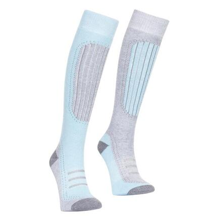 Chaussettes De Ski JANUS Femme (Pourpre/bleu Clair)