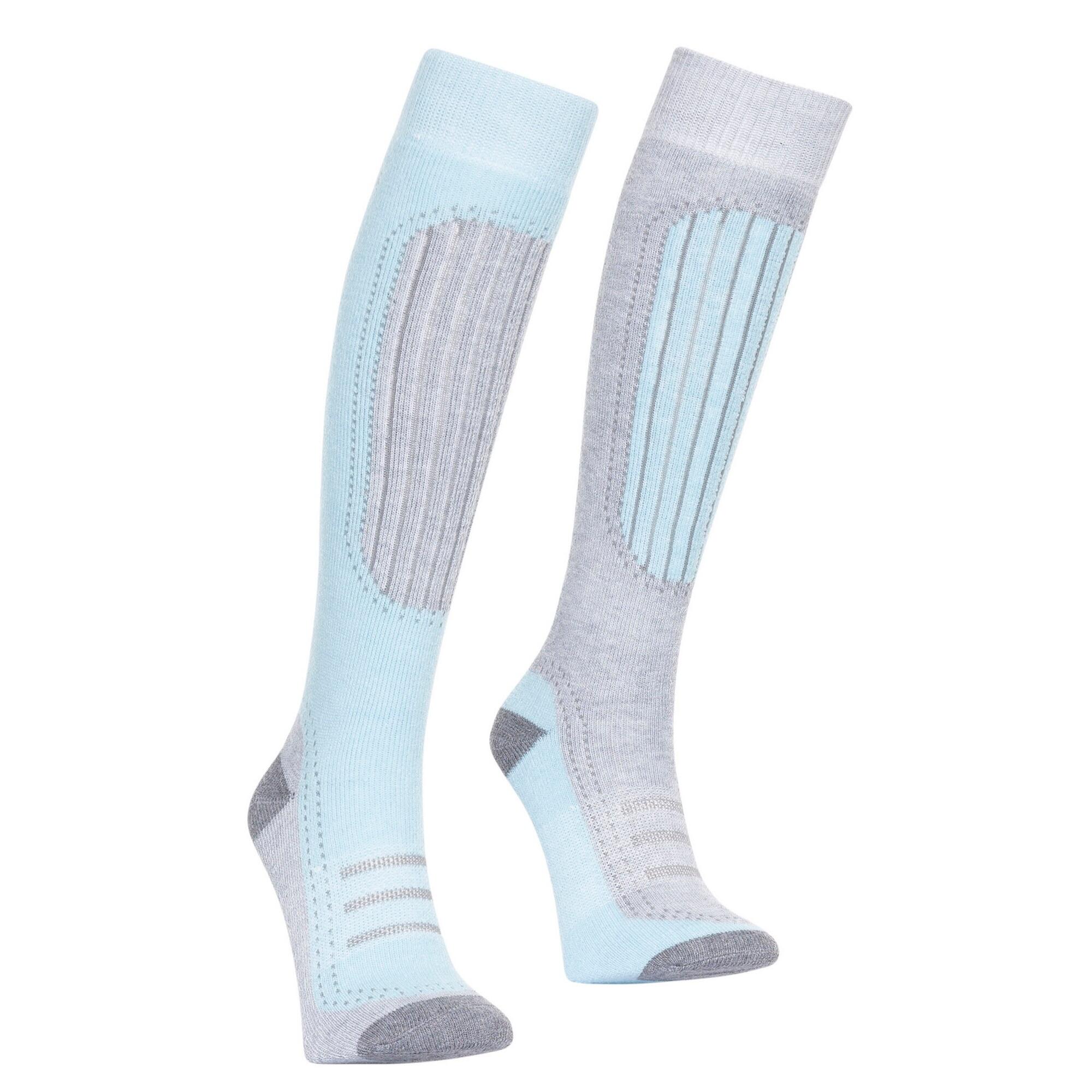 JANUS Women's ski socks (Purple/light blue)