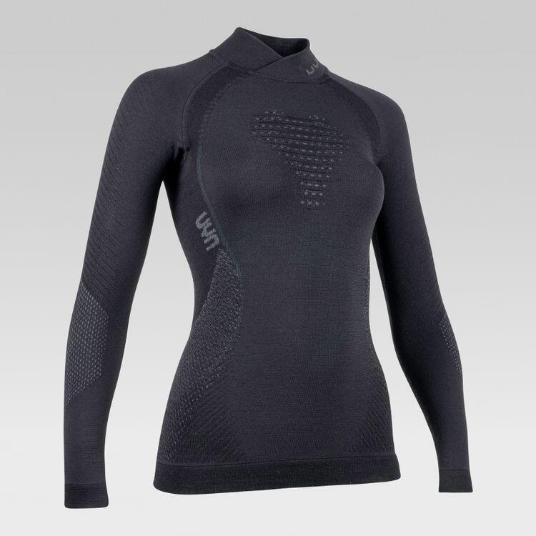 UYN Funktionsshirt Lady Fusyon Uw Shirt Lg Sl Turtleneck Damen - Schwarz