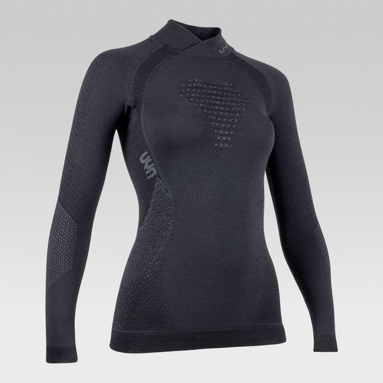 Top lenjerie de corp Lady Fusyon Uw Shirt Lg Sl Turtleneck - negru femei