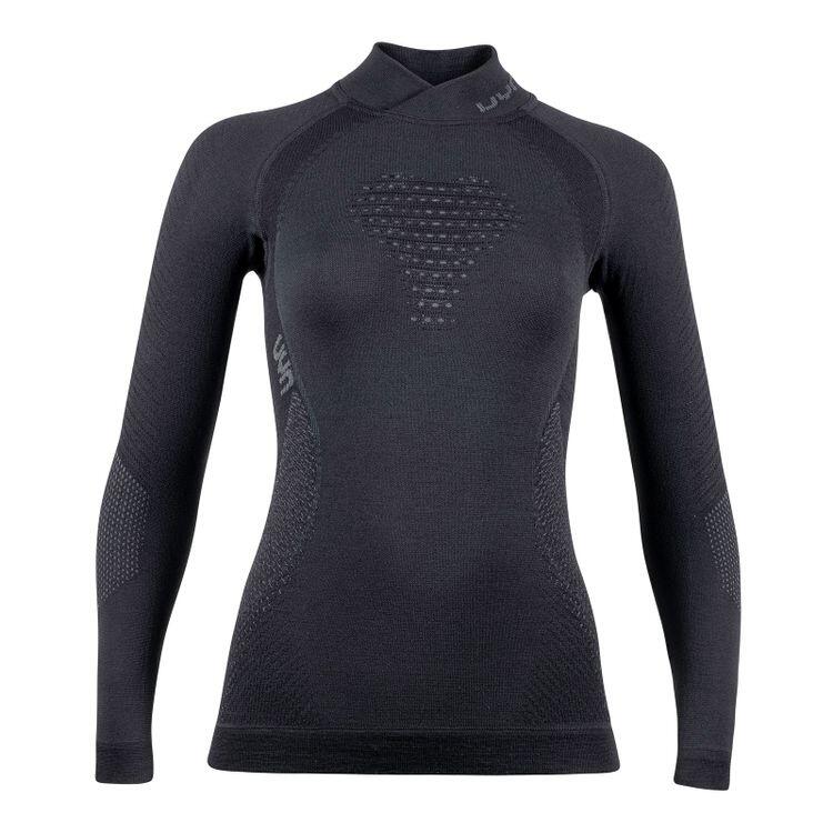 Lady Fusyon Uw Shirt Lg Sl Turtleneck női aláöltöző felső - fekete