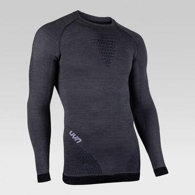 Funktionsshirt Man Fusyon Uw Shirt Lg Sl Herren - grau
