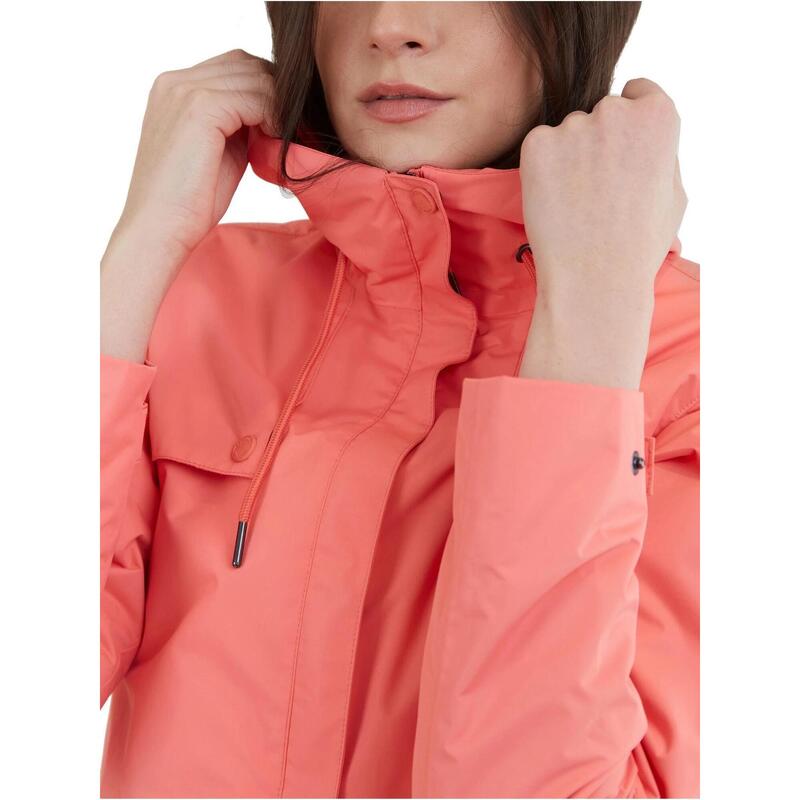 Regenmantel Regina Waterproof Trench Jacket Damen - orange