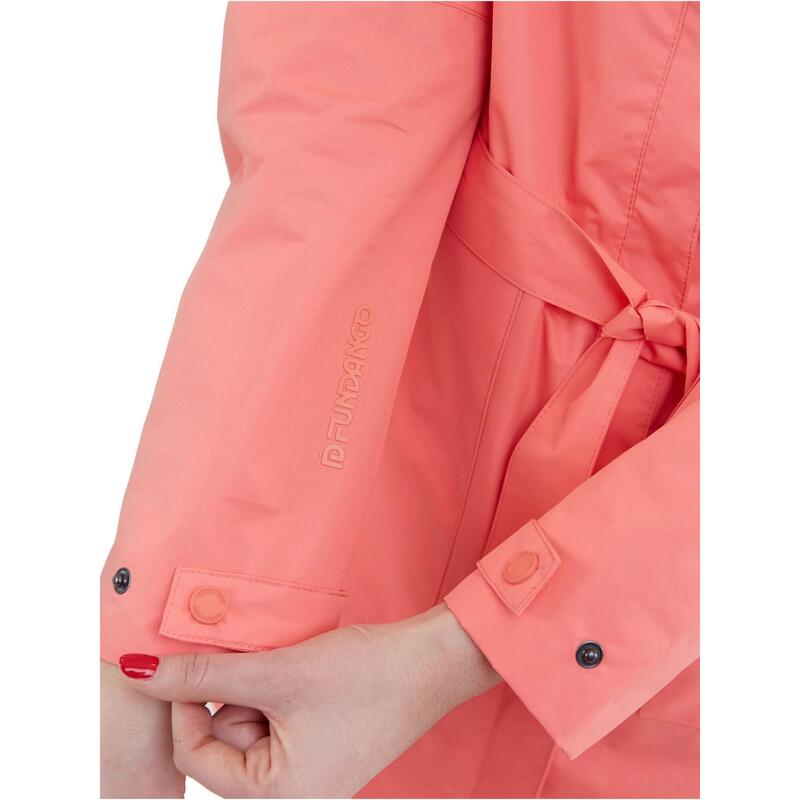 Regenmantel Regina Waterproof Trench Jacket Damen - orange