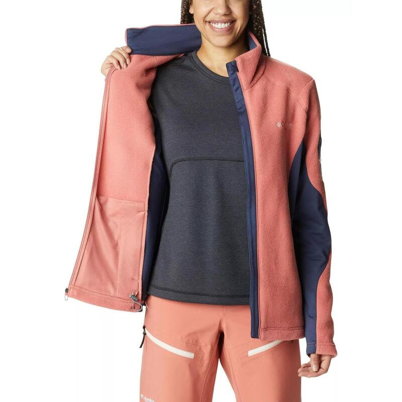 Fleecepullover Titan Pass 2.0 II Fleece Damen - rot