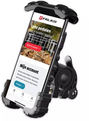 Universele telefoonhouder claw zwart voor maximale veiligheid