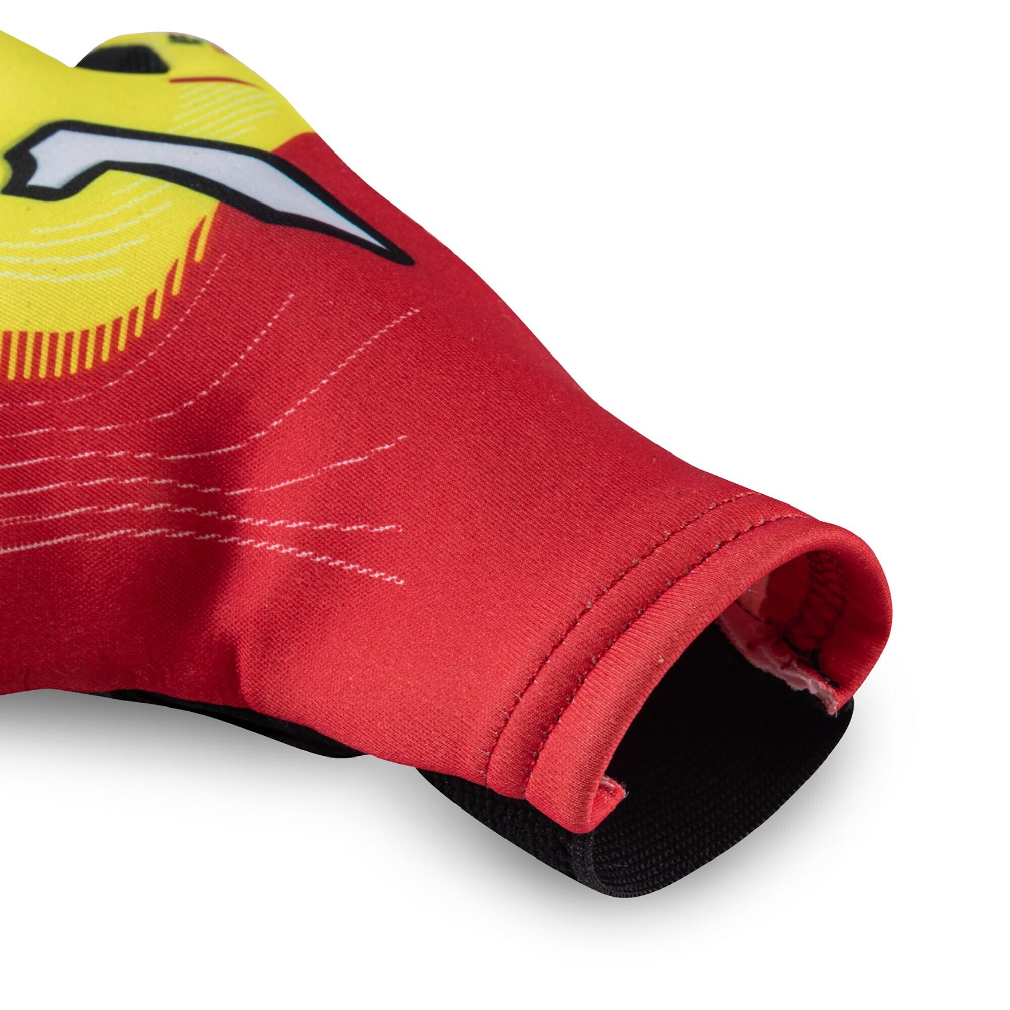 Guantes de Portero Fútbol Rinat Adulto Nkam AS Amarillo Césped Artificial 6/8