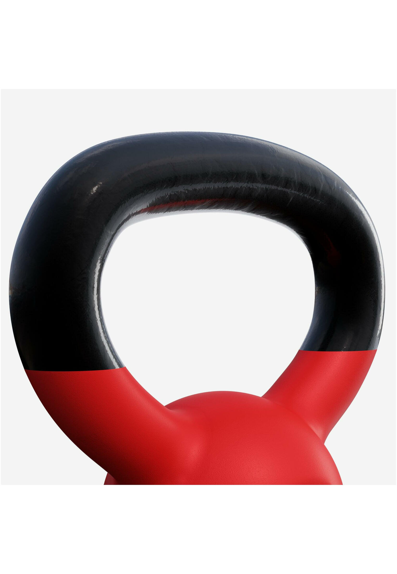 Kettlebell - 2 kg, Gusseisen, Vinyl Beschichtung, Schwunghantel, Kugelgewicht 5/7