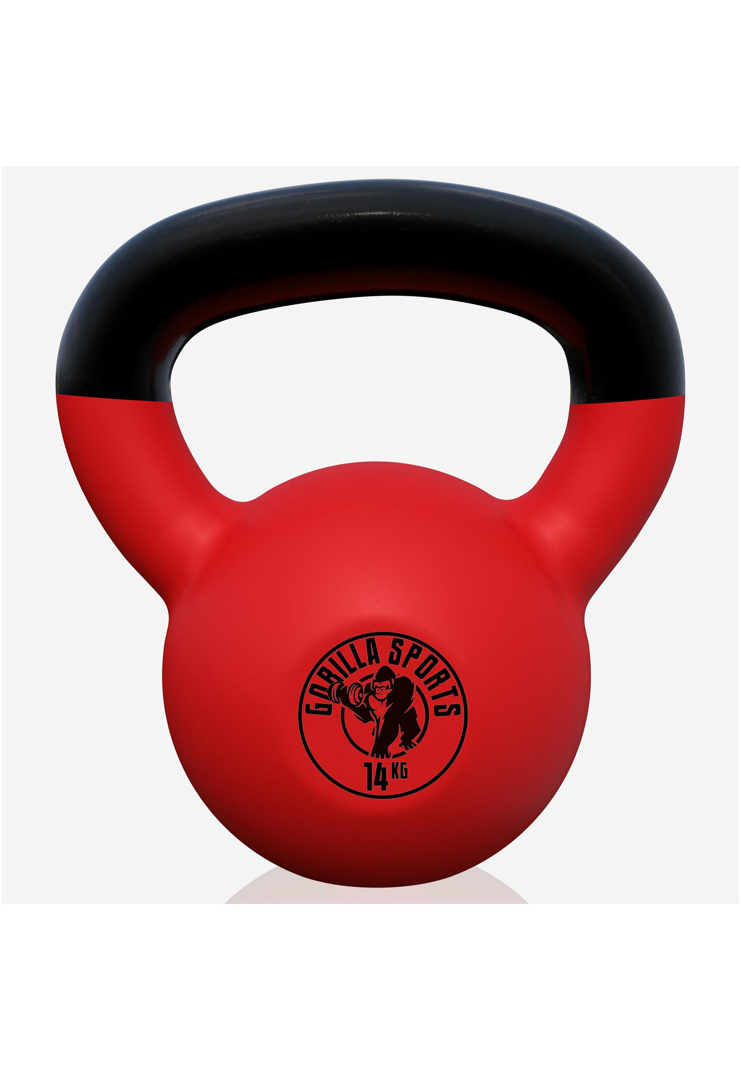 Gorilla Sports Kettlebell - Gietijzer (rubber coating) - 14 kg 2/7