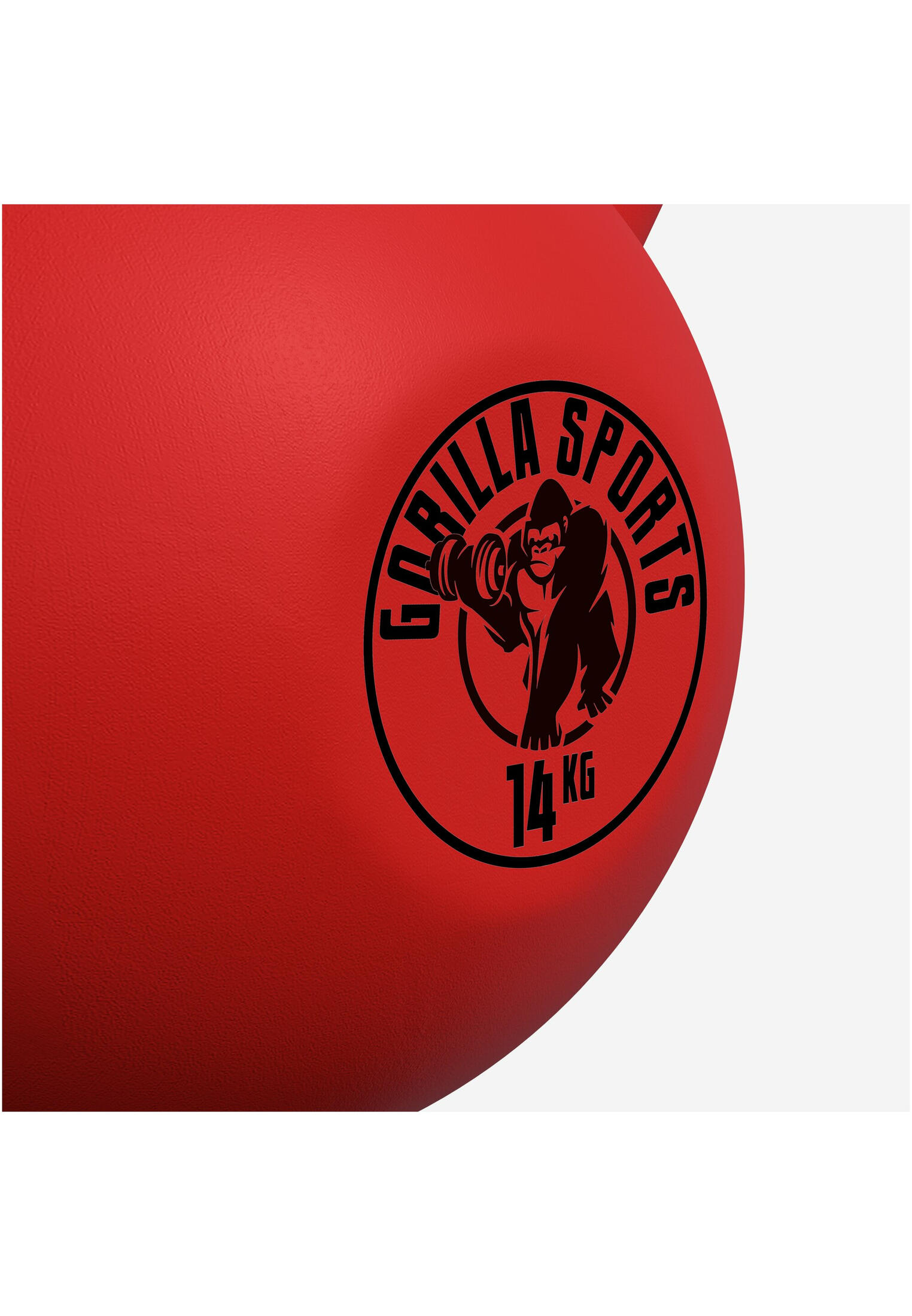 Gorilla Sports Kettlebell - Gietijzer (rubber coating) - 14 kg 6/7