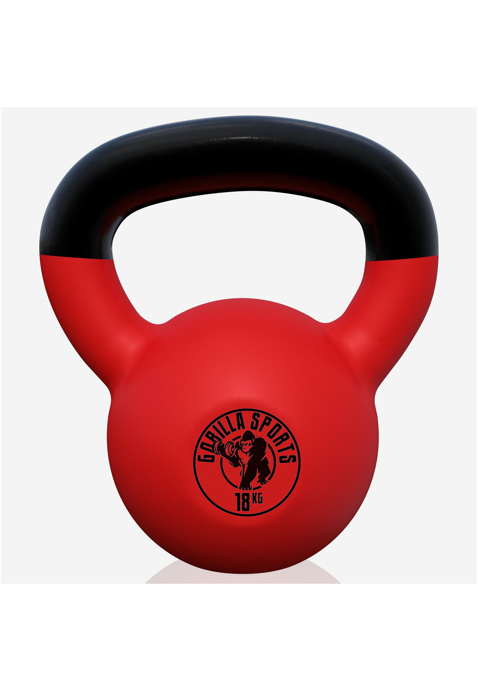 Kettlebell - Gietijzer (rubber coating) - 18 kg 2/7