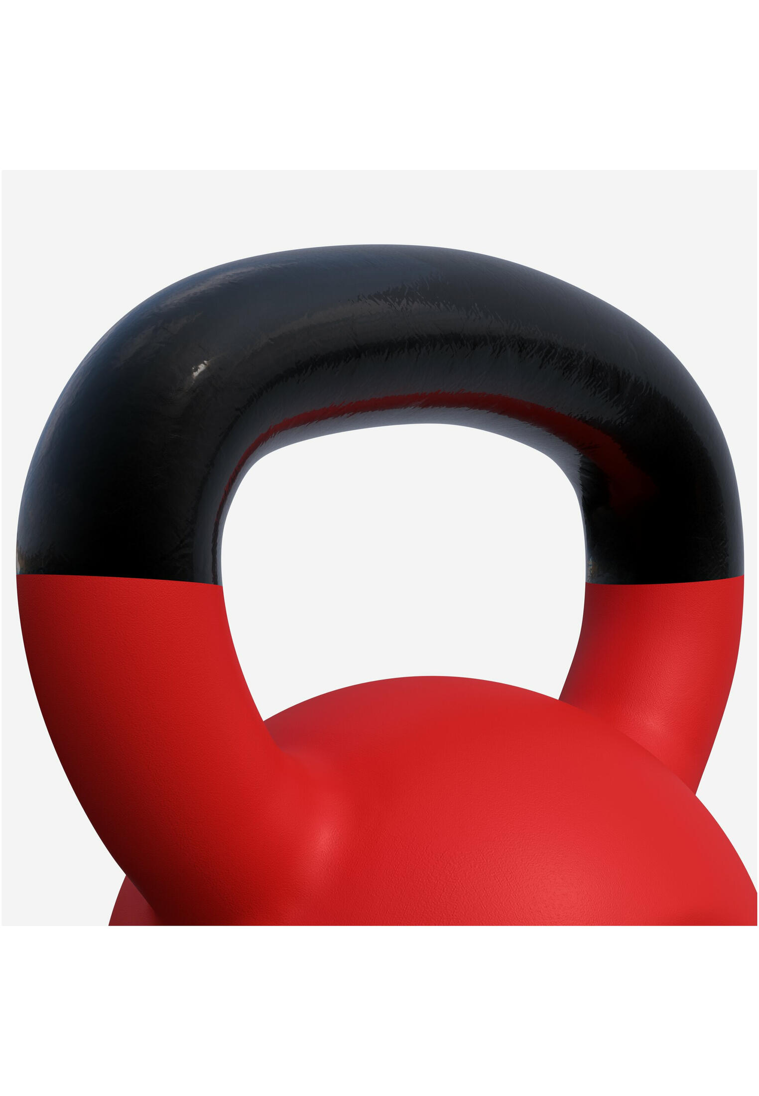 Kettlebell Gorilla Sports Hierro Fundido Negro/Rojo 5/7