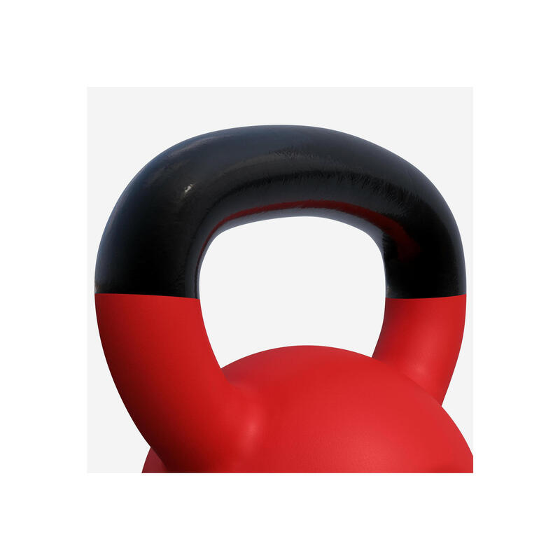 Kettlebell - Gietijzer (rubber coating) - 18 kg