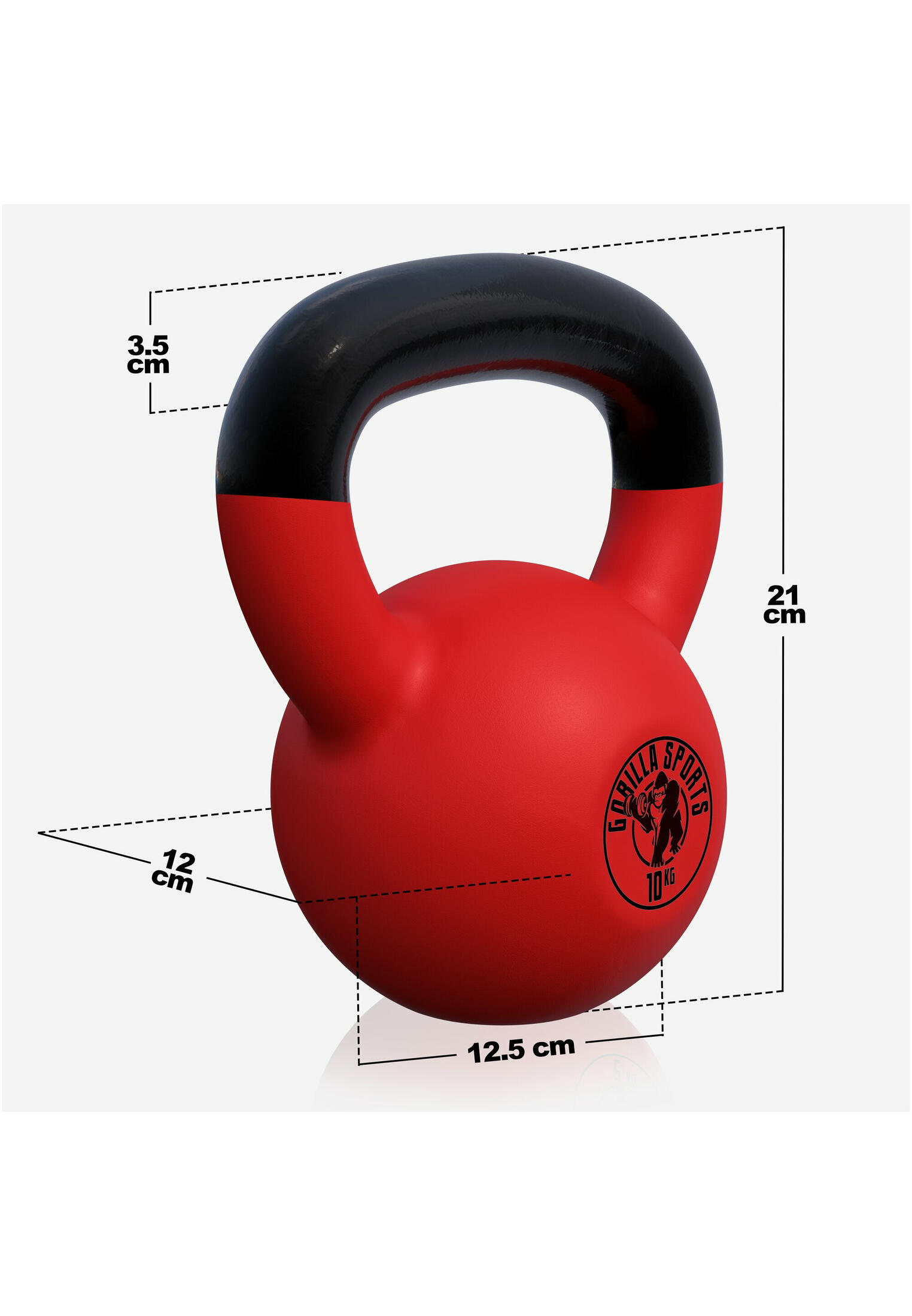 KETTLEBELL FONTE AVEC REVÊTEMENT NÉOPRÈNE | MUSCULATION | AU CHOIX DE 2KG À 32KG 4/7