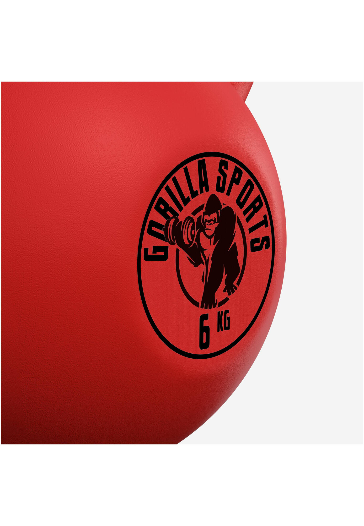 Kettlebell treningowy Gorilla Sports Gumi 6/7