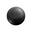 Fitness bal zwart 65 cm belastbaar tot 150kg