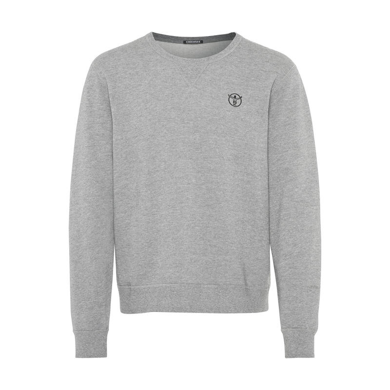 Sweater im Basic-Look mit Logo-Motiv