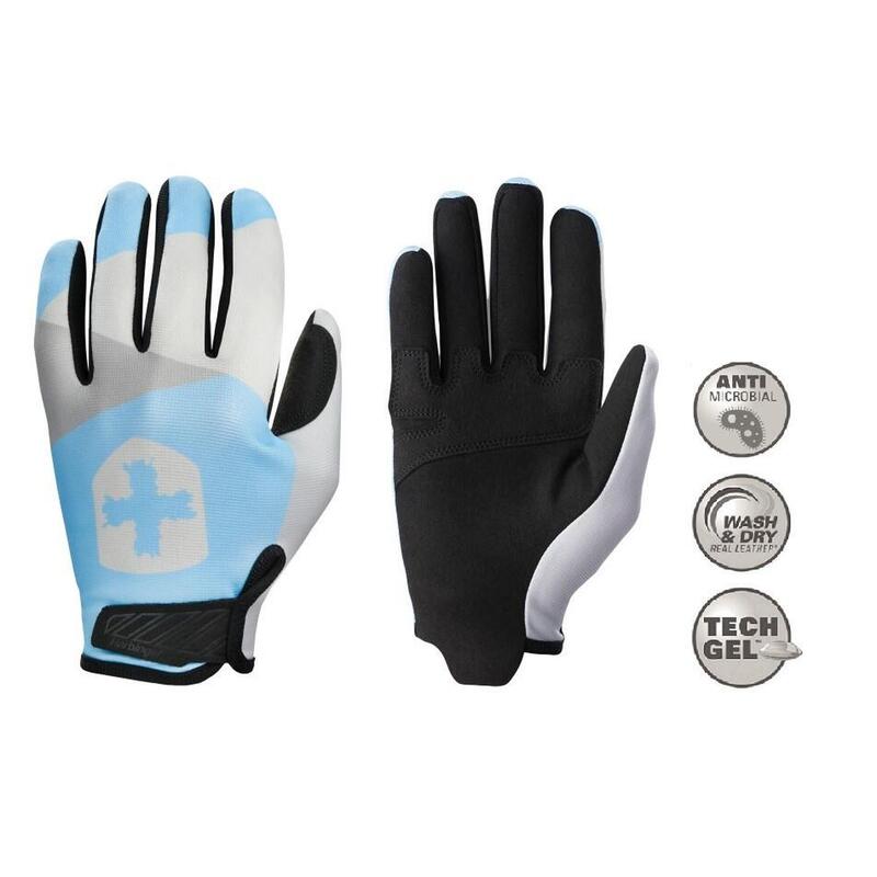 Gants de fitness pour femmes Shield Protect de Harbinger - Bleu/Gris - M