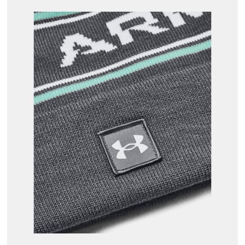 Bonnet à pompon Under Armour Halftime Gris et bleu