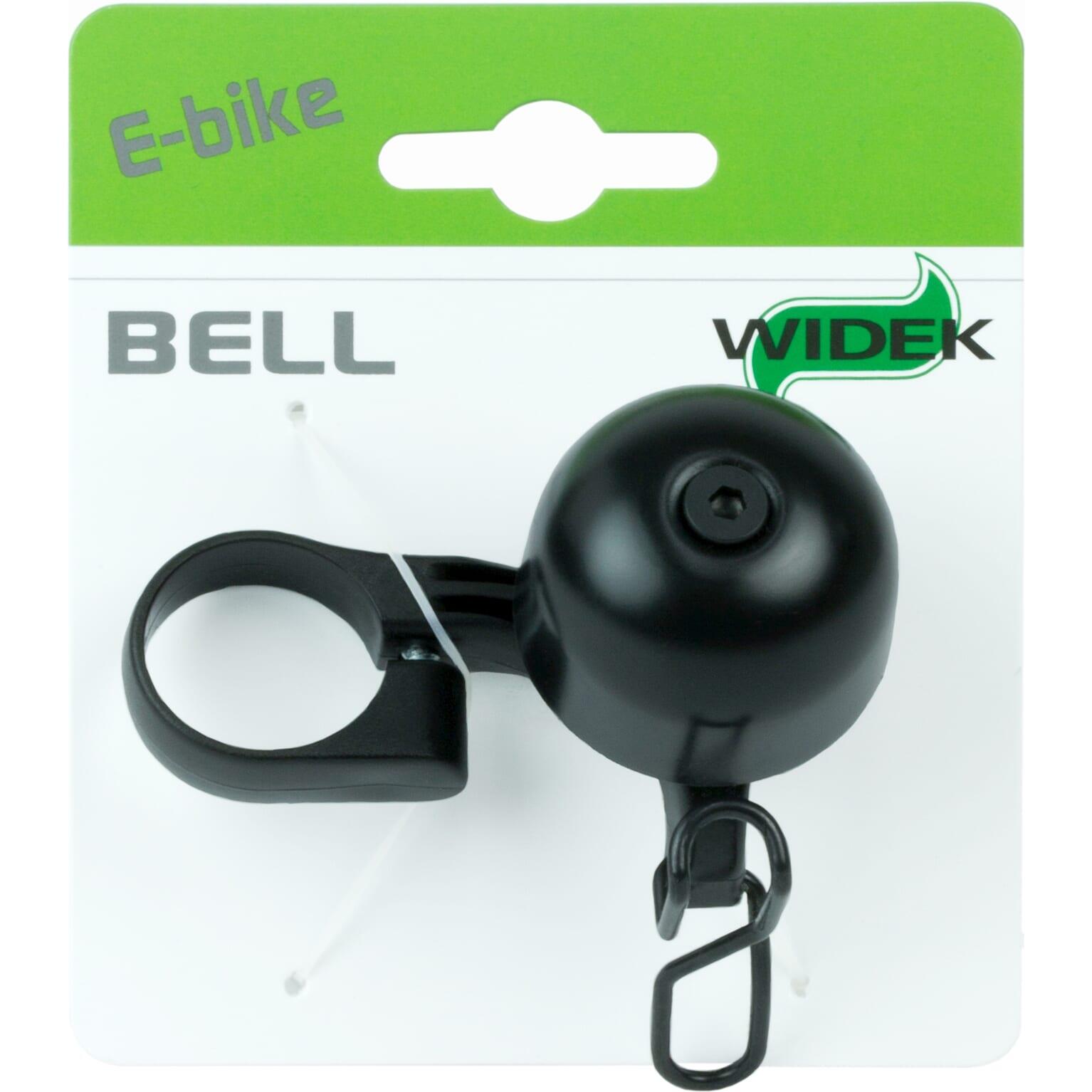 WIDEK Bel Paperclip E-Bike Zwart Op Kaart