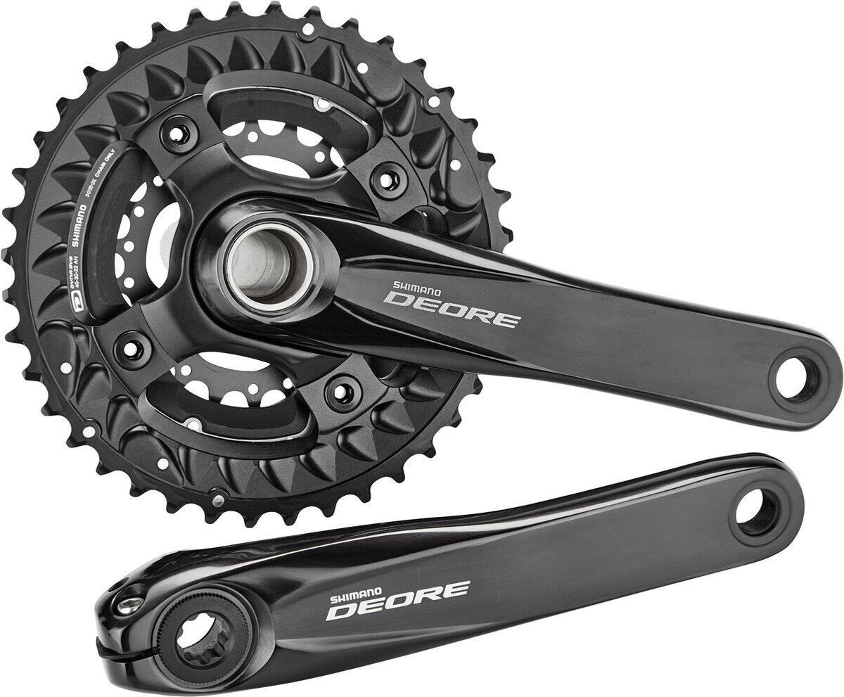 SHIMANO Shimano Deore FC-M6000 Guarnitura 3x10 175 mm 40-30-22 nera.