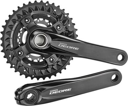 Shimano Deore FC-M6000 Kurbel 3x10 Geschwindigkeit 175mm Schwarz